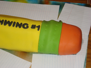 pencil cake